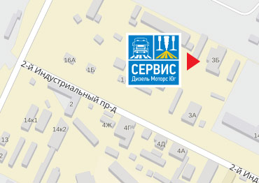 Филиал Дизель Моторс Юг в Волжском на карте Яндекс